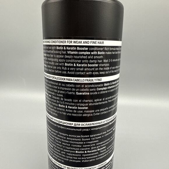 Biotin Keratin Booster Conditioner 33.8oz Made in Poland Strengthening - Picture 5 of 6